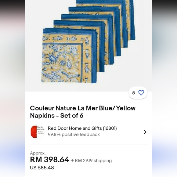 ⚜️ FRENCH PROVENCIAL Country Napkins GORGEOUS SET of 4 PRELOVED VNVC - Picture 8 of 16